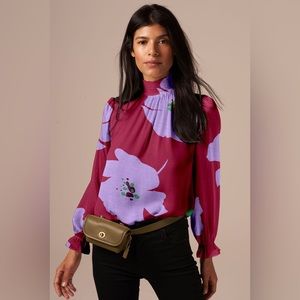 Tucker NYC Stella Top
Purple Poppies